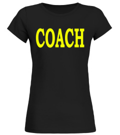 Sports Coach T-shirt - Athletic Sports Coaching Shirt