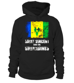 Saint Vincent and the Grenadines Flag T-Shirt Vincy Tee