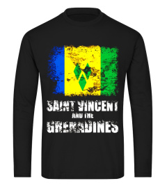 Saint Vincent and the Grenadines Flag T-Shirt Vincy Tee