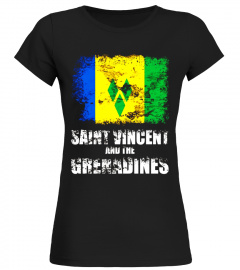 Saint Vincent and the Grenadines Flag T-Shirt Vincy Tee