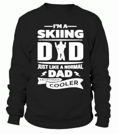 I'M A SKIING DAD   COOLER DAD T shirt