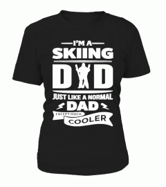 I'M A SKIING DAD   COOLER DAD T shirt