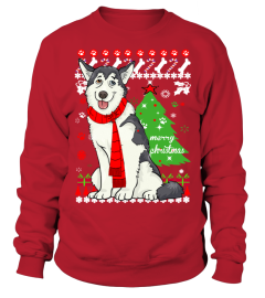 Siberian husky Christmas Sweater
