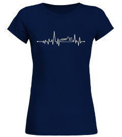 Kayak Heartbeat T shirt