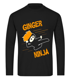 Funny Ginger Ninja T-shirt Ginga Red Hair Meme Quote Gift #2