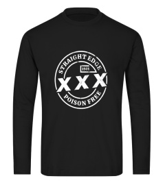 Straight Edge T-Shirt - XXX Poison Free