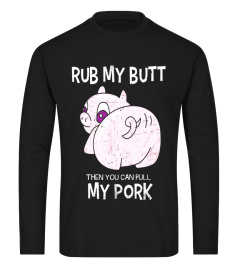 Funny Grilling Pork Shirt, Marinate and Rub Meat Lover Tee