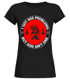 Men's 666 Problems Baphomet Goat Shirt