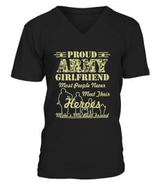 Proud Army Girlfriend T-Shirt memorial 8