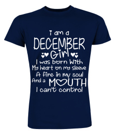 I'M A DECEMBER GIRL BORN WITH HEART