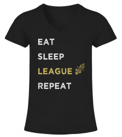 EAT SLEEP LEAGUE, Legends Gaming T-Shirt