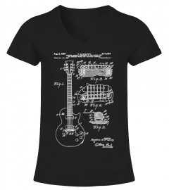 Guitar Patent Print 1955 T-Shirt