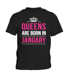 Queens Are Born In January T-Shirts