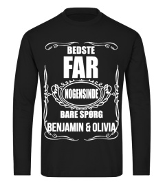 BEDSTE FAR NOGENSINDE BARE SPORG BENJAMIN & OLIVIA T-SHIRT