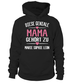 DIESE GENIALE MAMA GEHÖRT ZU PERSONALISIERTE SHIRT