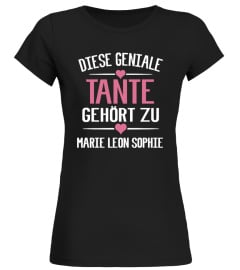 DIESE GENIALE TANTE GEHÖRT ZU PERSONALISIERTE SHIRT