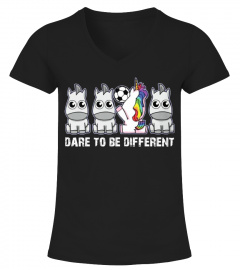 DARE TO BE DIFFERENT UNICORN SOCCER PLAY