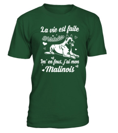 J'm'en Fous- J'ai Mon Malinois tshirt