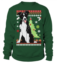 Border Collie Christmas Sweater