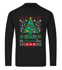 Oh Chemist Tree Merry Christmas T Shirt