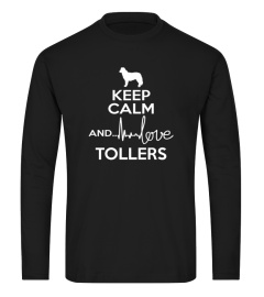 Keep calm and loveNova Scotia Duck Tolling Retriever Funny Gift T-shirt for dog lover