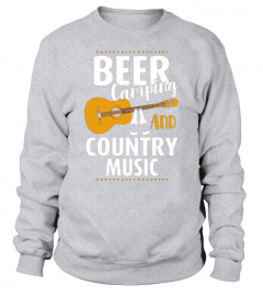 Beer Camping And Country Music Funny Cowboy Cowgirl T Shirt