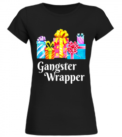 Gangsta Wrapper Funny Christmas Holiday Gift Wrap T Shirt