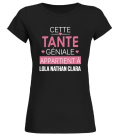 CETTE TANTE GÉNIALE APPARTIENT A TSHIRT PERSONNALISÉ