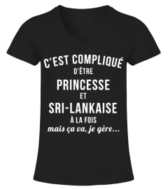 T-shirt Princesse - Sri-Lankaise