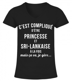 T-shirt Princesse - Sri-Lankaise