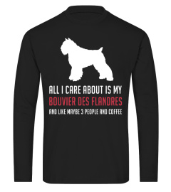 All I care about is my Bouvier des Flandres Funny T-Shirt