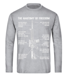 Assault Rifle AR15 AR 15 Gun Anatomy of Freedom - Funny Guns