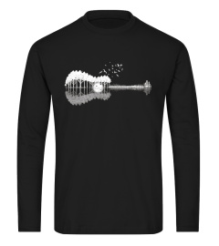 Guitar Lake Shadow Love Guitar T-Shirt