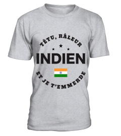 T-shirt têtu, râleur - Indien