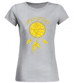 Volleyball dreamcatcher t-shirt Gold Glitter