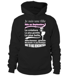 JE SUIS UNE FILLE NÉE EN  Septembre