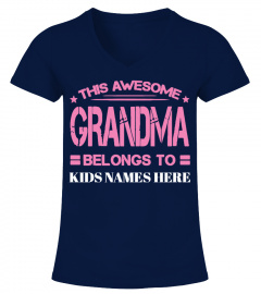 this awesome grandma belongs to t shirt