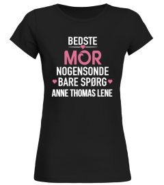 BEDSTE MOR NOGENSONDE BARE SPØRG PERSONLIGE TSHIRT