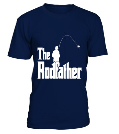 Mens The RodFather Fishing T-Shirt For Anglers And Sportsmen,