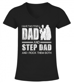 World's Best Step Dad Father's Day Shirt