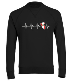 Peru Heartbeat Map Soccer Men Women Kids