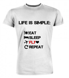 LIFE IS SIMPLE: EAT-SLEEP-FLY-REPEAT