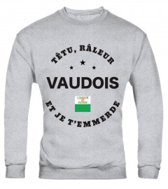 T-shirt têtu, râleur - Vaudois