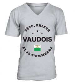 T-shirt têtu, râleur - Vaudois