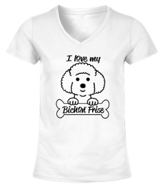 *I love my Bichon Frise* Dog shirt