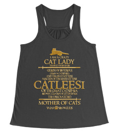 Catleesi Mother Of Cats Funny Gift