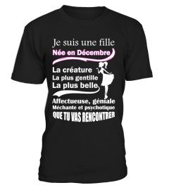 JE SUIS UNE FILLE NÉE EN  Décembre