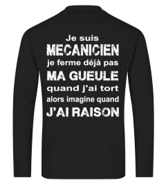 Je suis Mécanicien