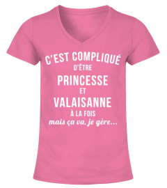 T-shirt Princesse et Valaisane