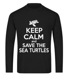 Sea Turtle T Shirt Keep Calm And Save Se